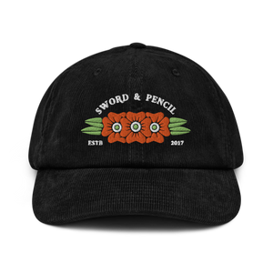 Sword and Pencil Embroidered Cord hat