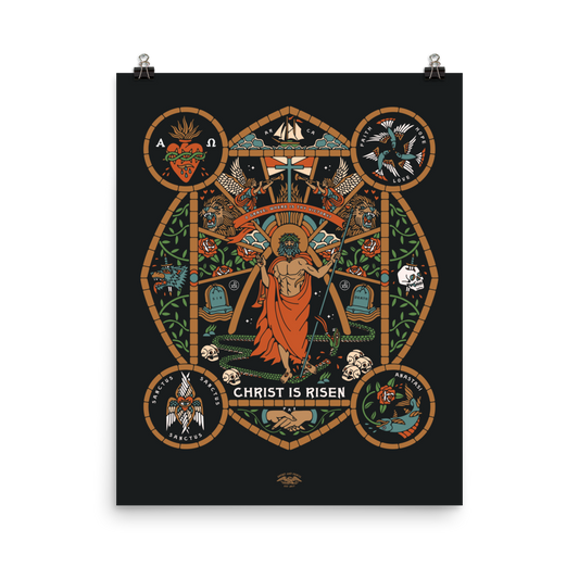 Christ is Risen 16x20 Matte Poster