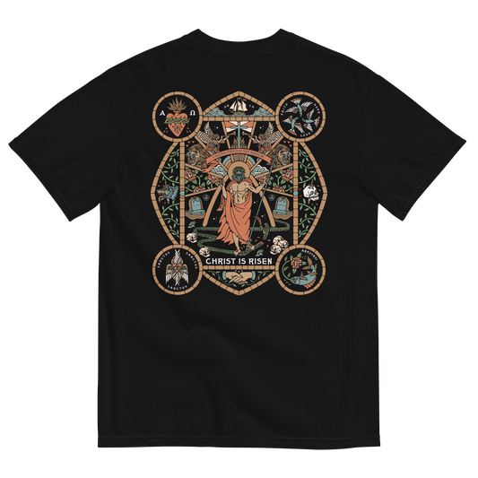 Christ is Risen Heavyweight Tee