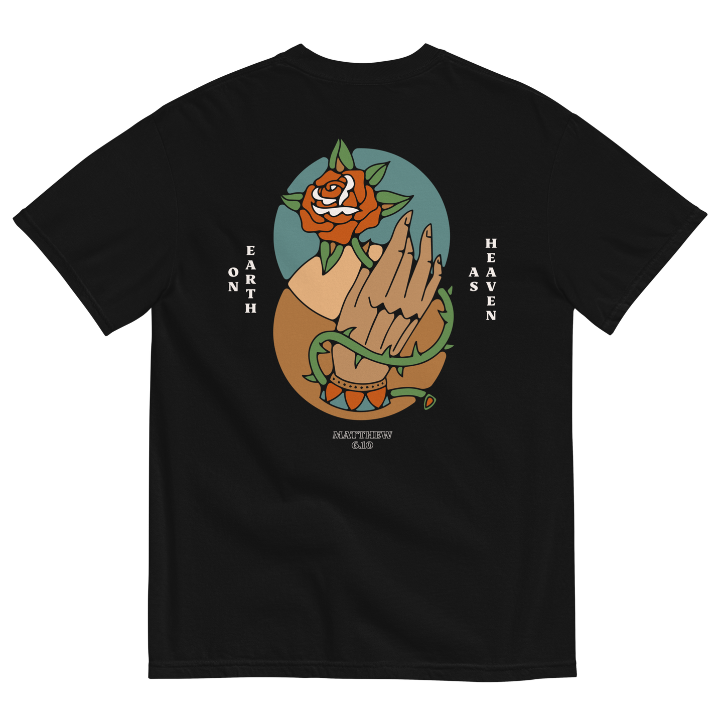 On Earth As Heaven Heavyweight Tee