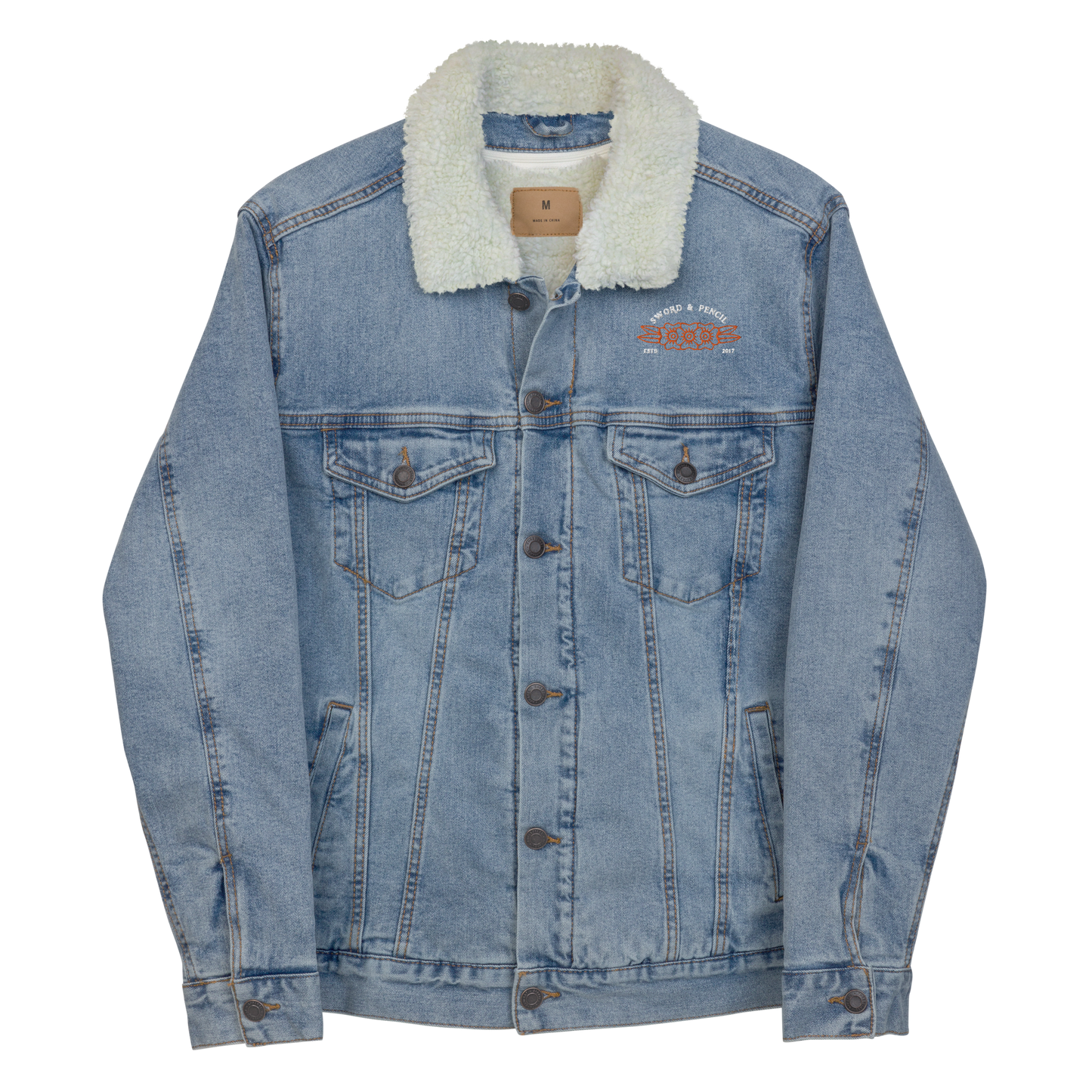 Sword and Pencil - Vintage Denim Jacket ( Sherpa )